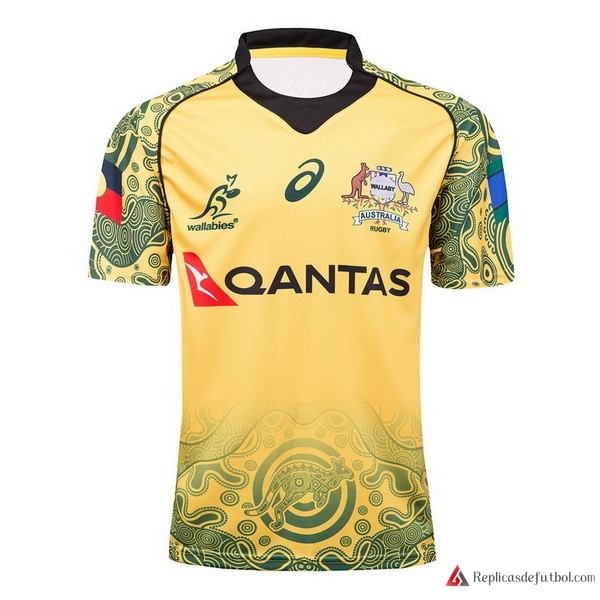 Camiseta Australia Indígena 2017-2018 Amarillo Rugby